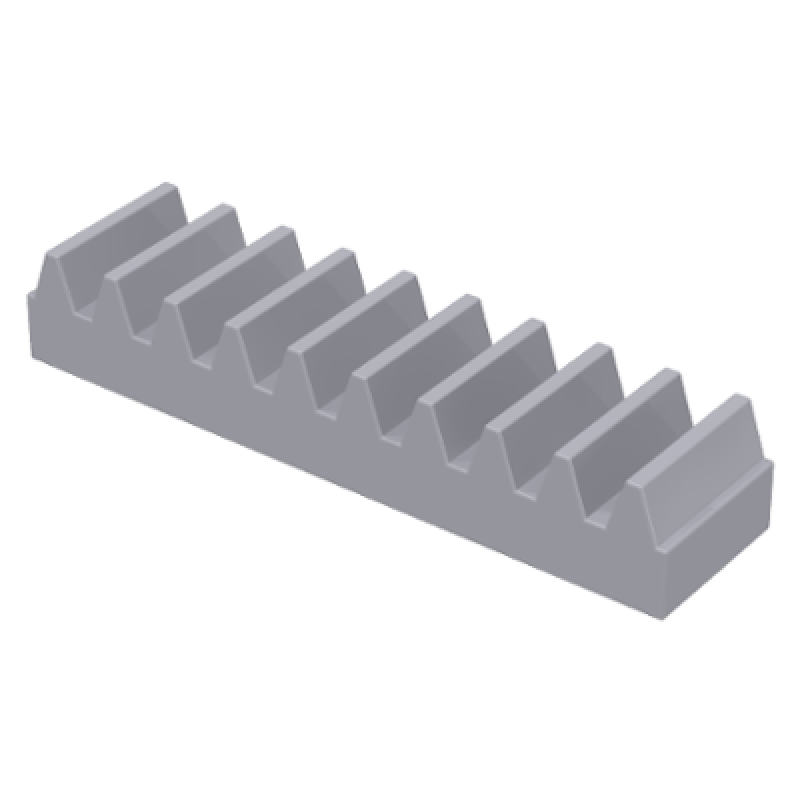 Technic, Tandheugel 1x4 Light Bluish Gray